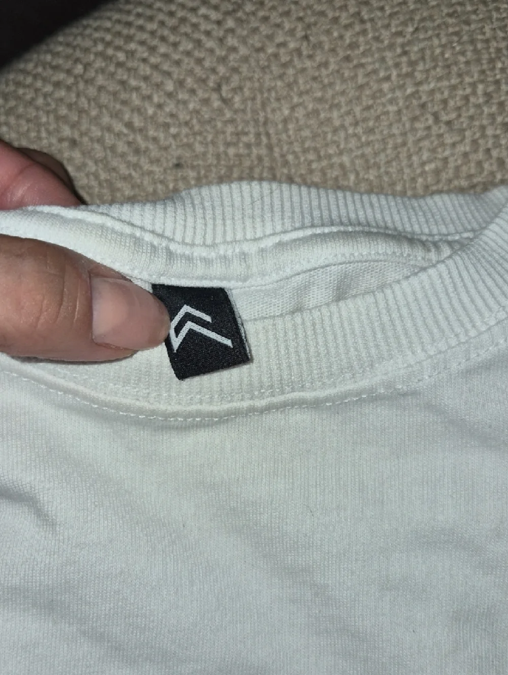Oner Active White Tee with Red Legendary Script and Blue Stars - Picture 5 of 6